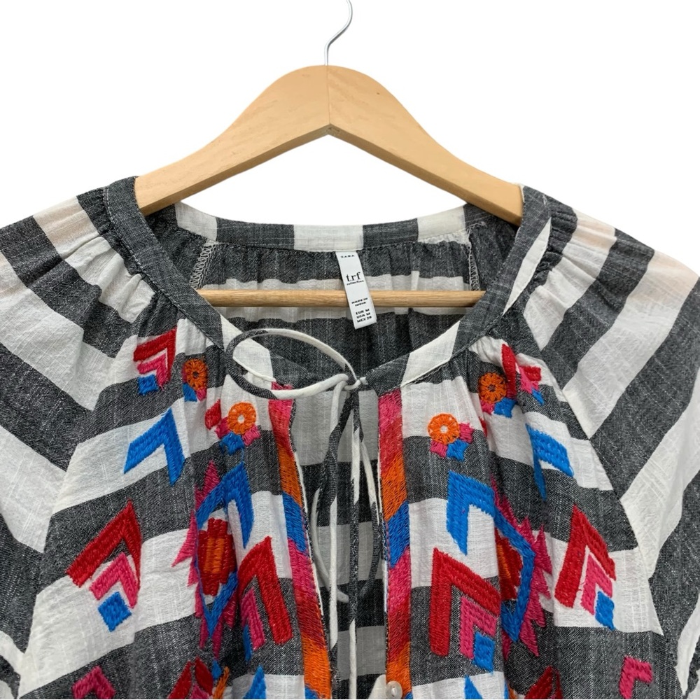 NWOT Zara TRF Collection Embroidered Causal Dress size Medium - Picture 12 of 17